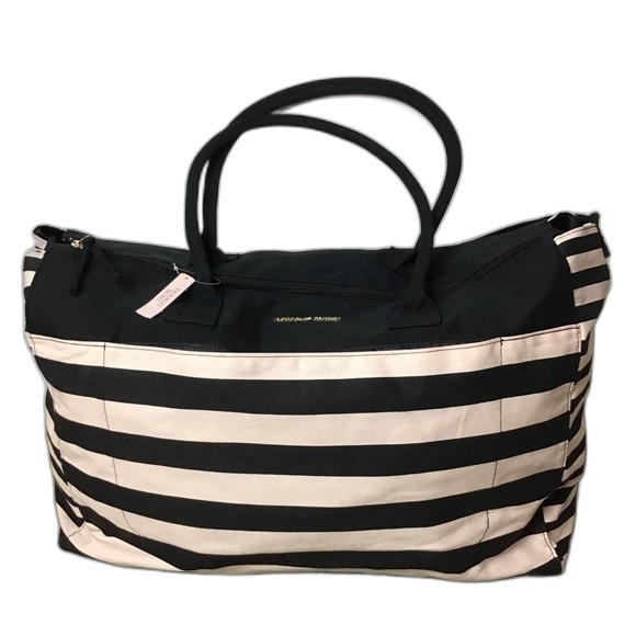 Victoria’s Secret Weekender Bag XL, & Small Zip Bag New - Picture 2 of 8